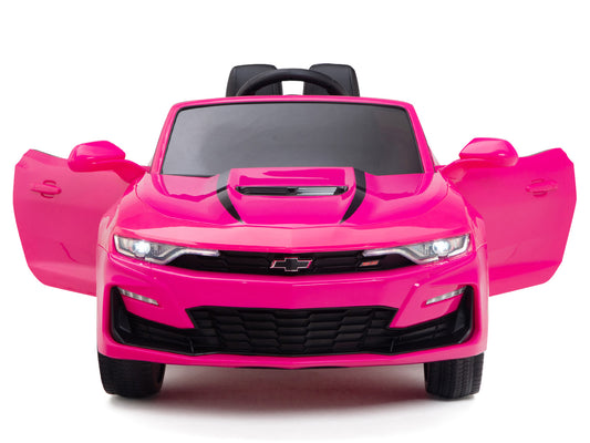12V Chevrolet Camaro 2SS Kids Ride On Car with Remote Control - Pink