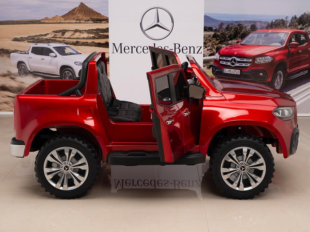 12V Mercedes Benz X Class Kids Ride On Truck Red