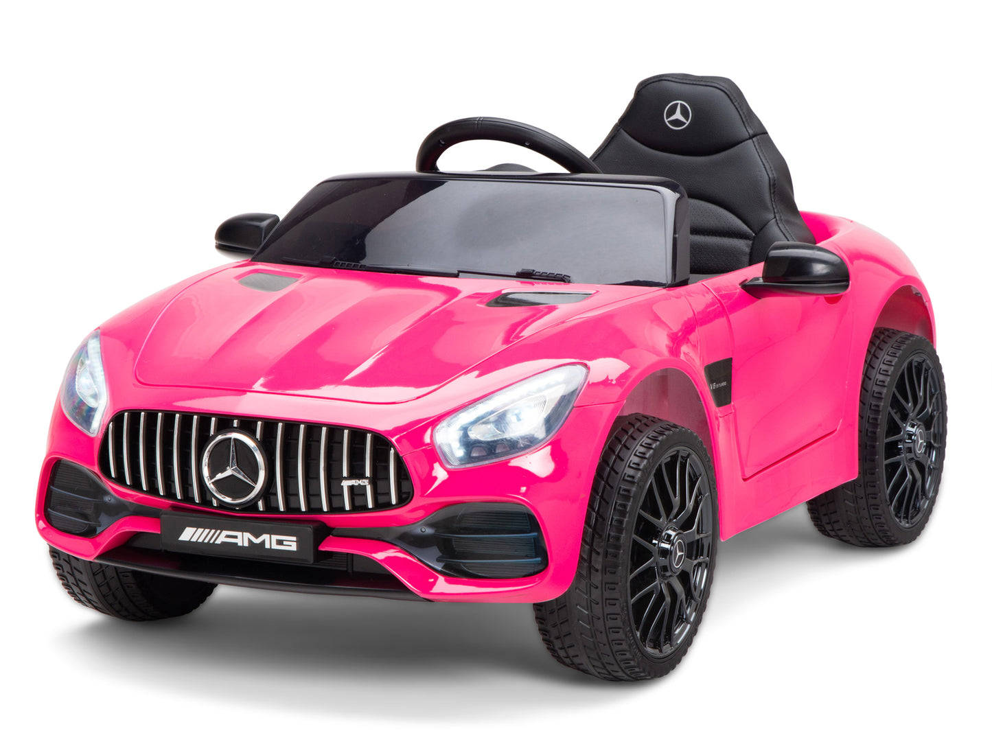 Mercedes-AMG GT Coupe 12V Battery Operated Ride On Car with Remote Control - Pink