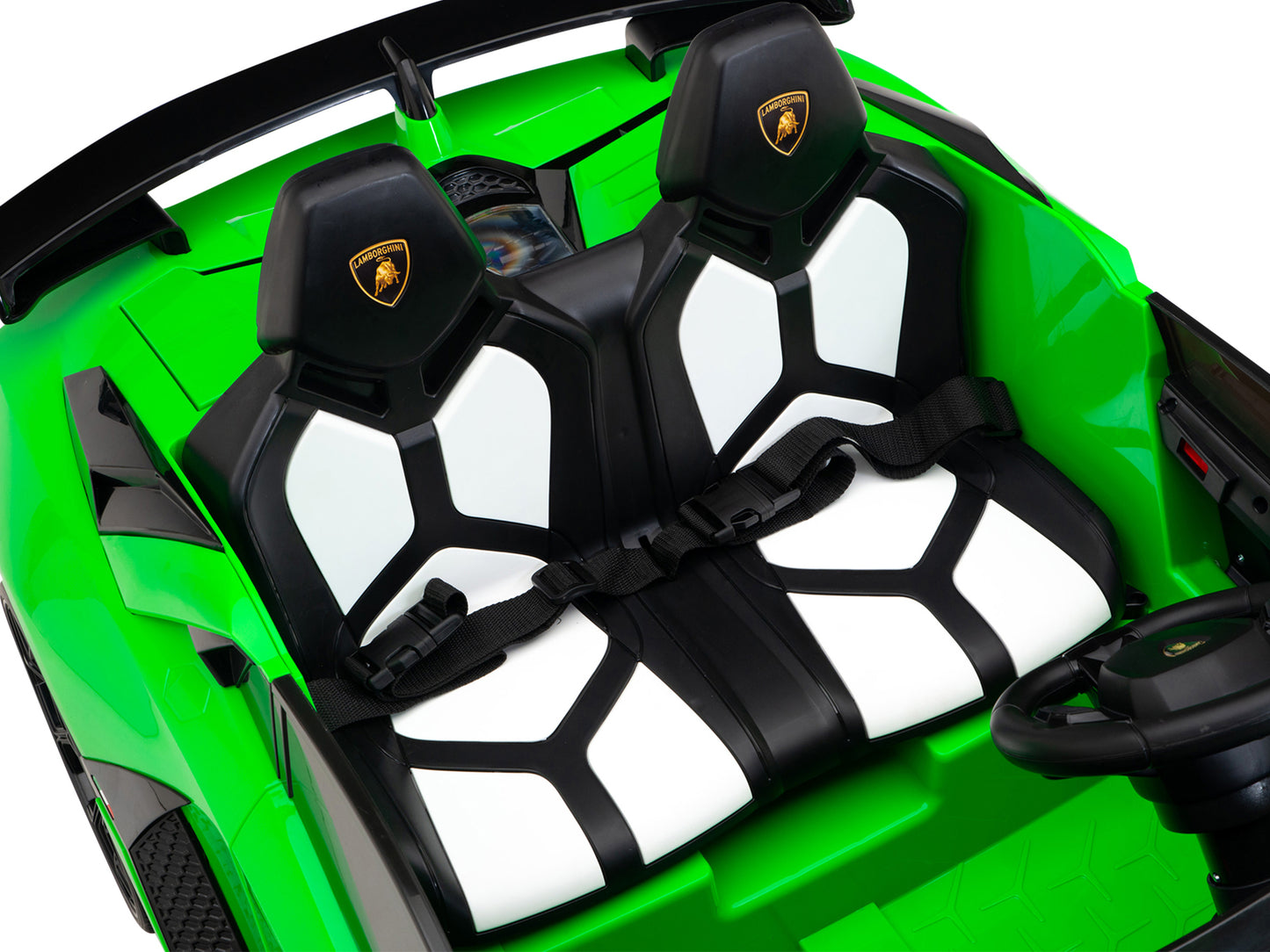 24V Lamborghini SVJ Ride On DRIFT Car with Remote Control - Green