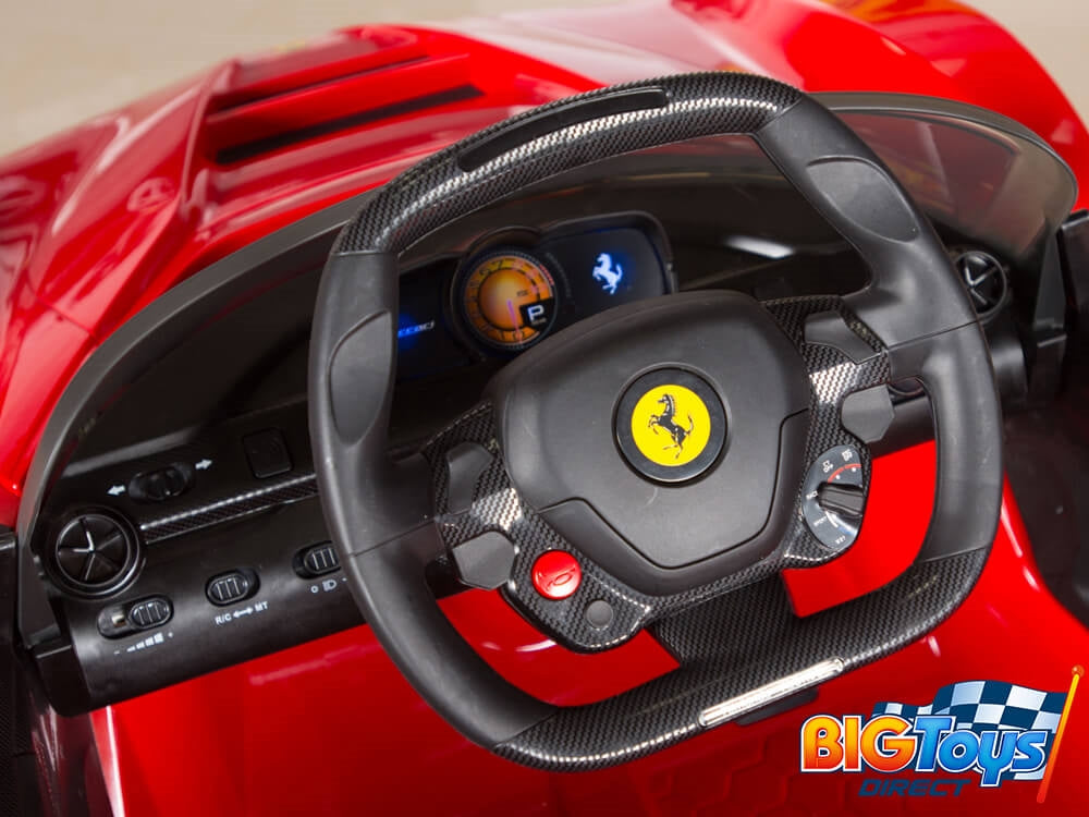 Ferrari 12V LaFerrari Kids Electric Ride On Car with Remote Control - Red