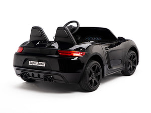 24V Super Sport GT Kids Ride On Car - Black