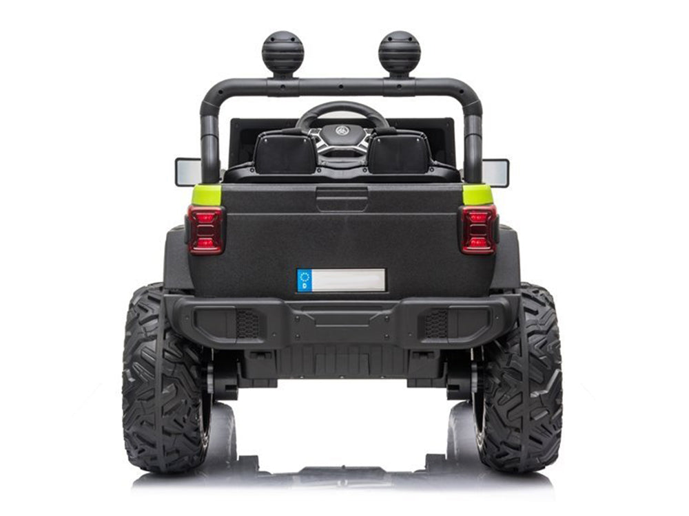 4WD Trekcar Kids Ride On Truck with EVA Wheels and Remote Control - Green