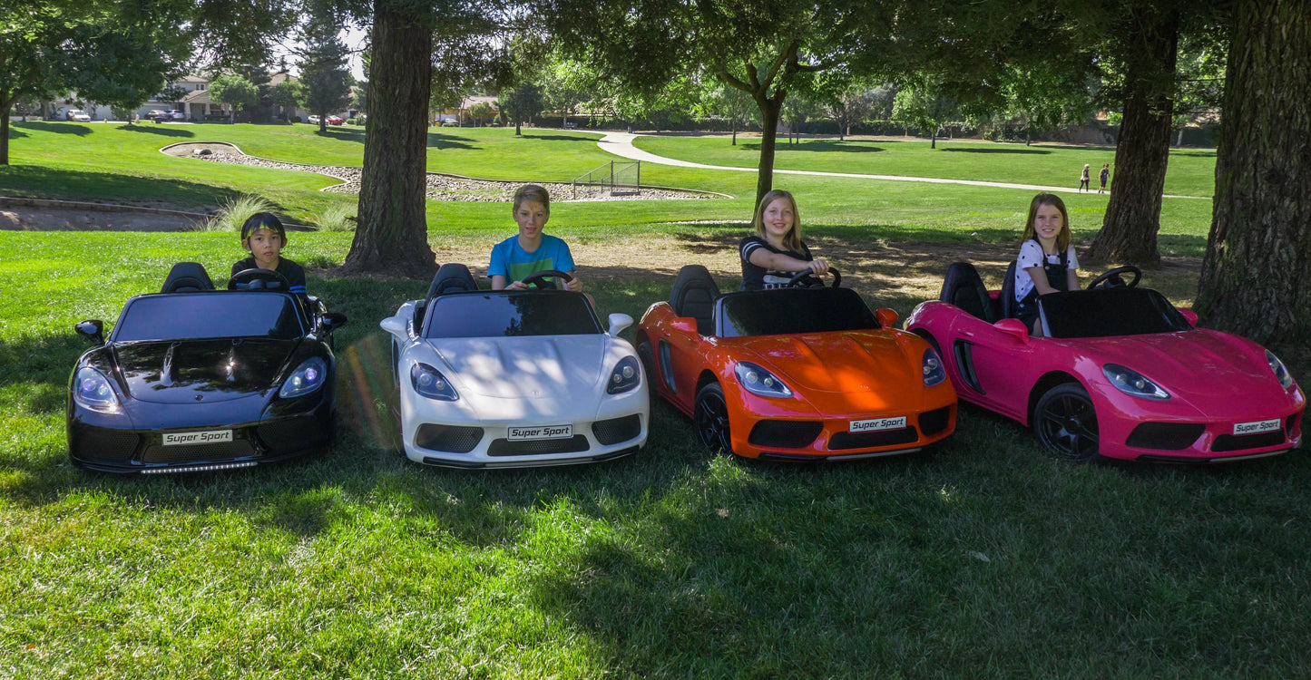 24V Super Sport GT Kids Ride On Car - Pink