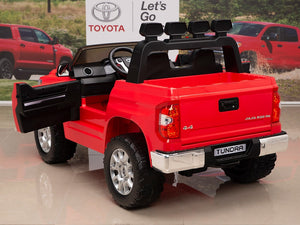 Kids 12V Toyota Tundra Ride On Truck Red