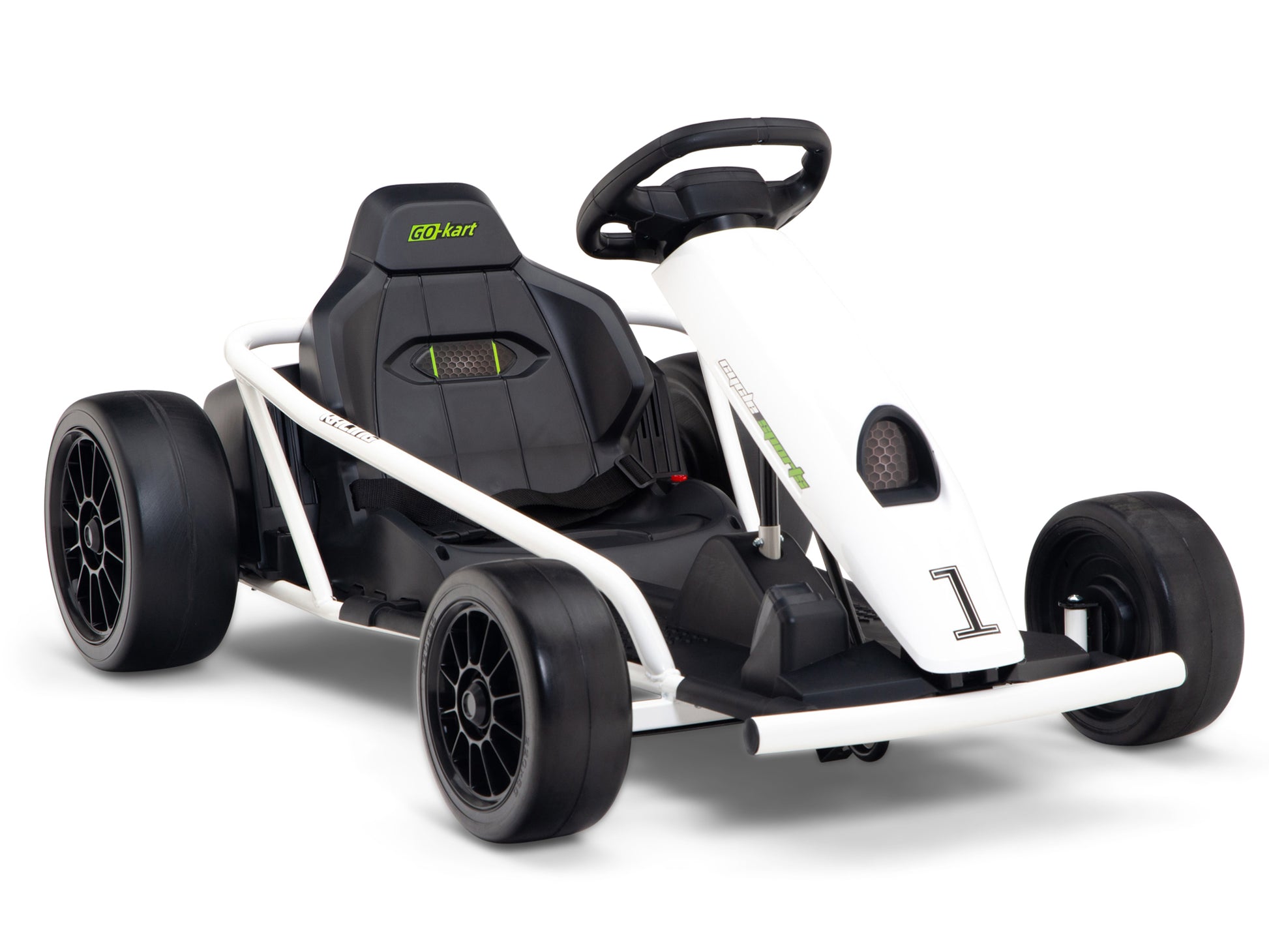 24 Volt Kids Electric Go Kart Ride On DRIFT Function Power Car White — Mini  Moto Toys