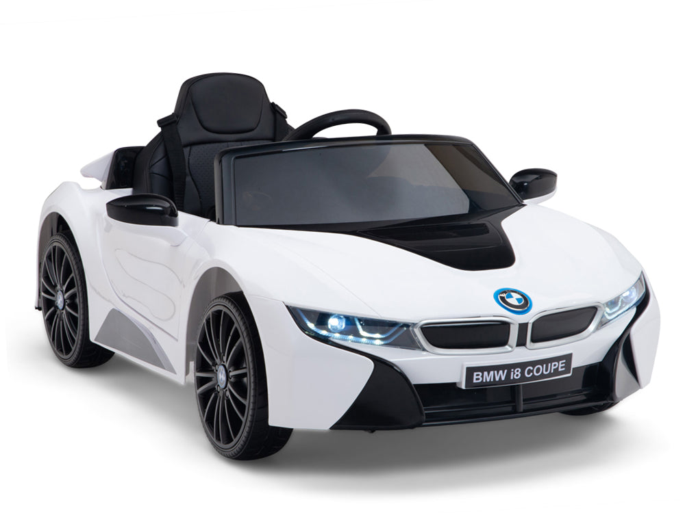 BMW i8 12V Kids Battery Powered Ride On Car with Remote - White