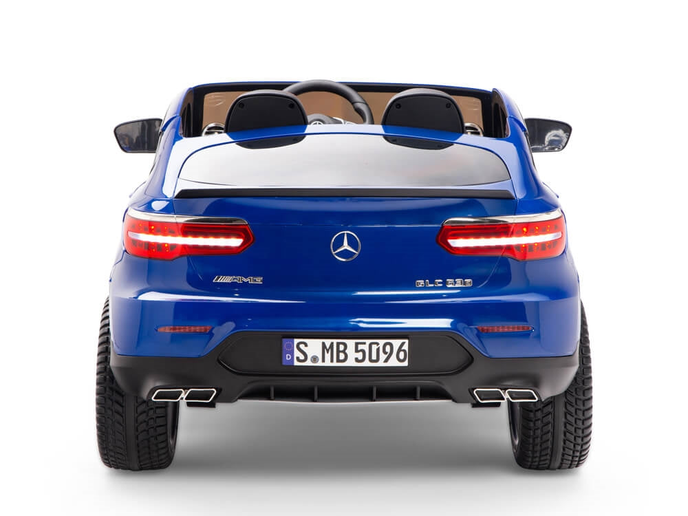 12V Mercedes-AMG GLC63S Kids Ride On Car with Remote Control - Blue