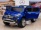 12V Mercedes Benz X Class Kids Ride On Truck Blue