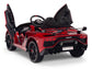 12V Kids Ride On Sports Car Battery Powered Lamborghini Aventador SVJ with Remote - Burgundy