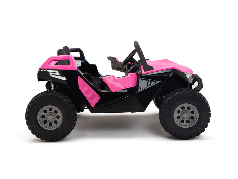 24V Red Tiger All Terrain UTV Ride on Buggy with Remote - Pink – Big Toys  Direct