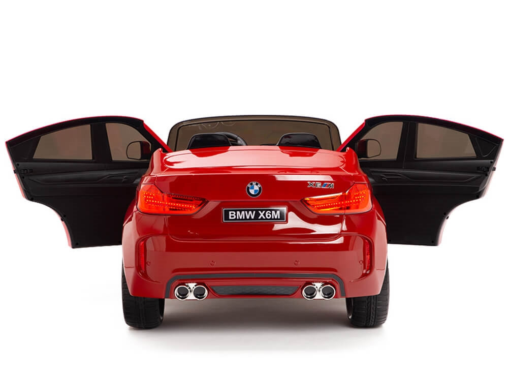 Two Seat BMW X6M Kids 12V Car - Red