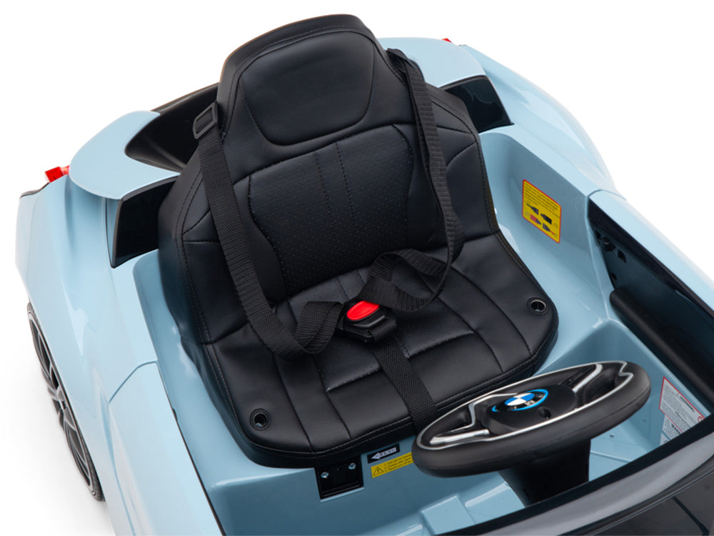 12V BMW i8 Kids Battery Powered Ride On Car with Remote - Blue