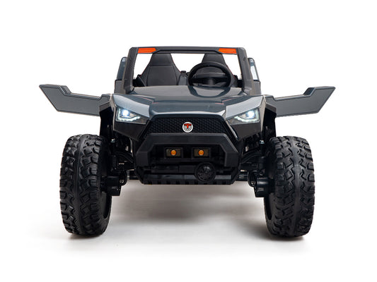24V Red Tiger All Terrain UTV Ride on Buggy with Remote - Carbon Black