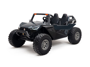 24V Red Tiger All Terrain UTV Ride on Buggy with Remote - Carbon Black