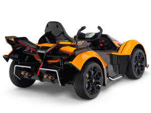 Lamborghini V12 Vision GT Kids Ride On Car with Remote Control - Orange