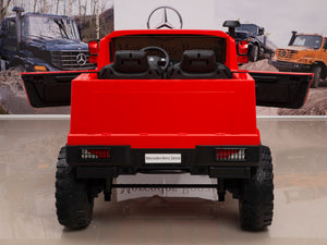 24V Mercedes Zetros Battery Powered Kids Ride On Truck with Remote Control - Red