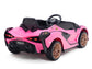 Lamborghini Sian 12V Kids Ride On Car with Remote Control - Pink