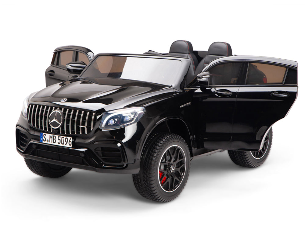 12V Mercedes-Benz AMG GLC63S Kids Two Seat Ride On Car with Remote Control - Black