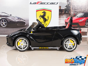 Ferrari 12V LaFerrari Kids Electric Ride On Car with Remote Control - Black