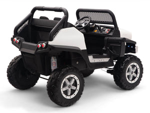 12V Mercedes Benz UNIMOG  Kids Ride On UTV White