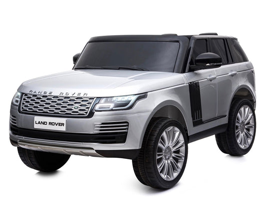 24V Land Rover Range Rover HSE Kids Electric Ride On SUV with Remote Control - Silver