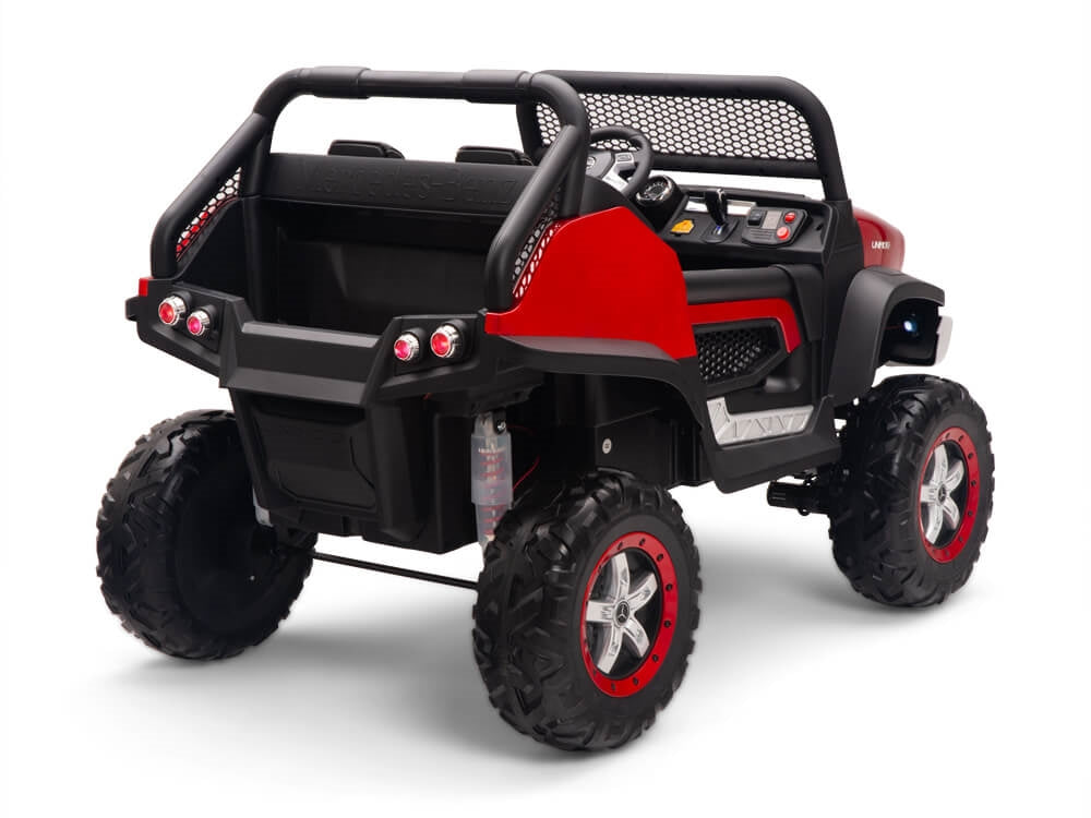 12V Mercedes Benz UNIMOG  Kids Ride On UTV Red