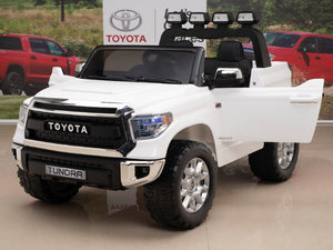 Kids 12V Toyota Tundra Ride On Truck White