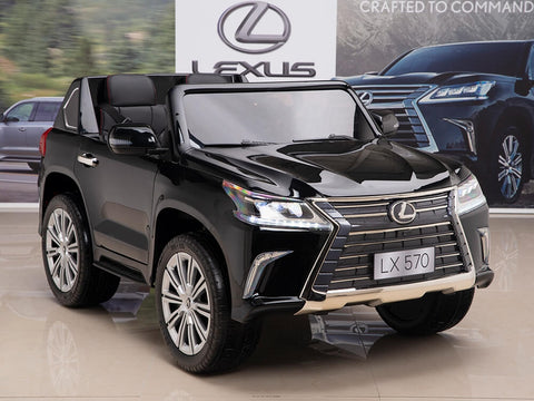 Lexus lx 570 toddler 4wd remote control cheap ride on car with 2 seats