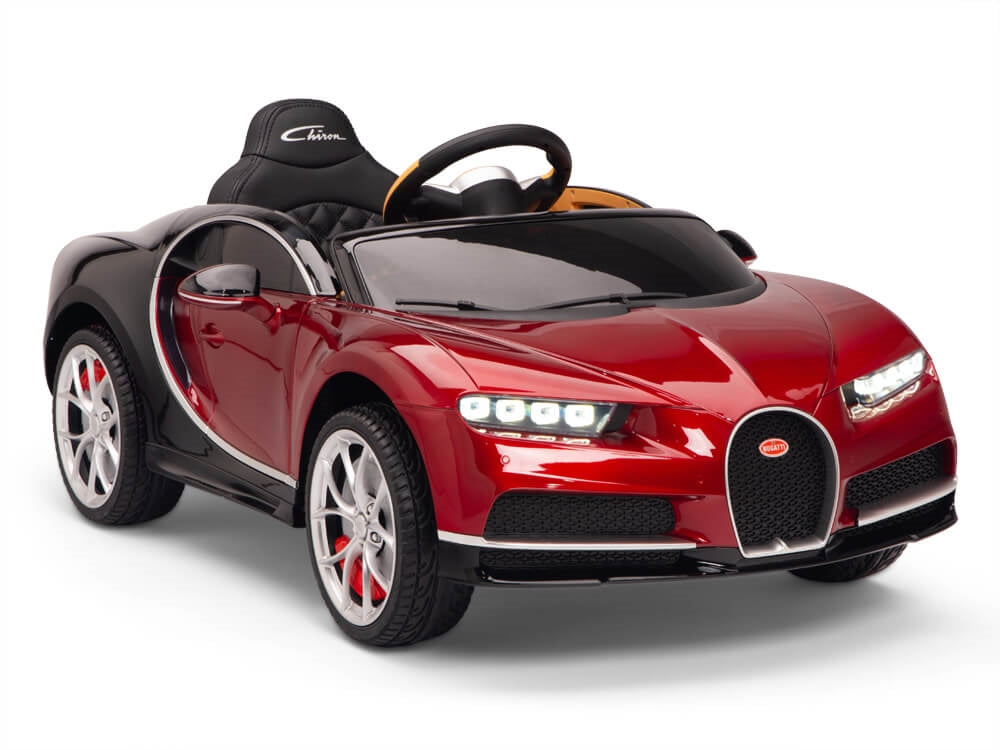 Big Toys Direct 12V Bugatti Chiron Car Burgundy