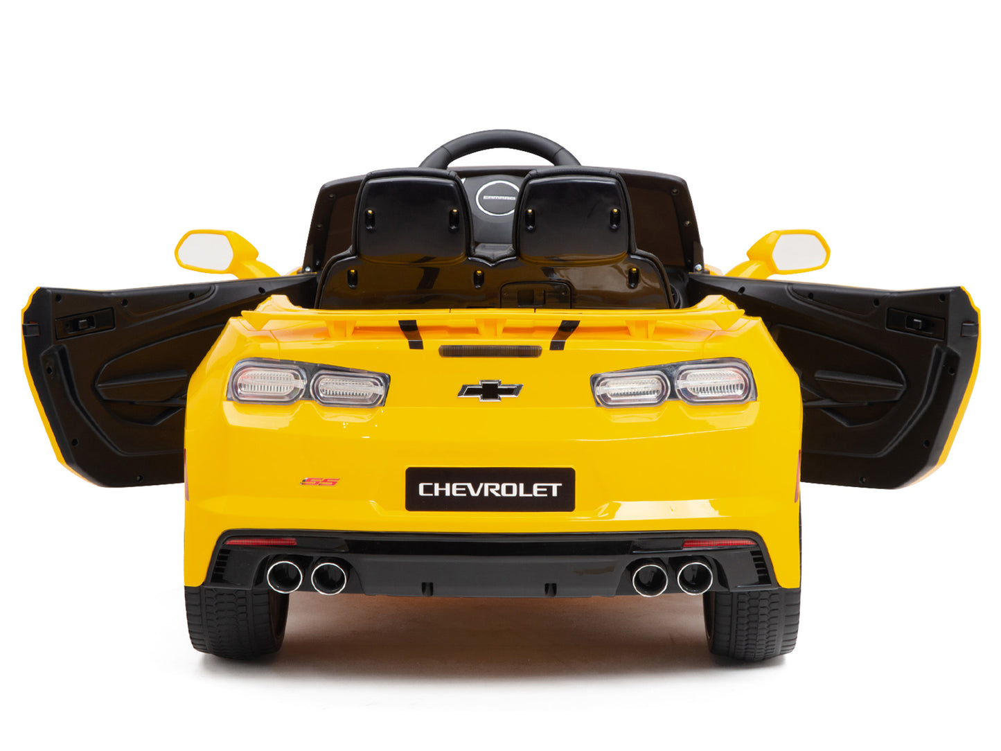 12V Chevrolet Camaro 2SS Kids Ride On Car with Remote Control - Yellow