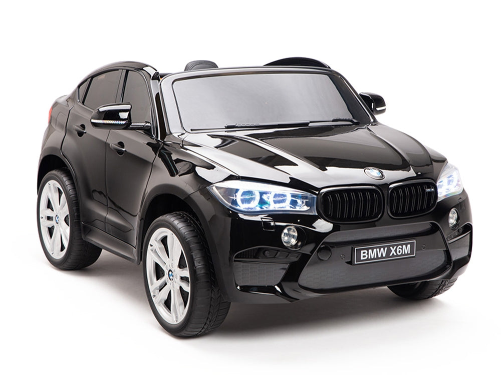 Two Seat BMW X6M Kids 12V Car - Black