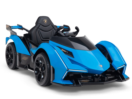Lamborghini V12 Vision GT Kids Ride On Car with Remote Control - Blue