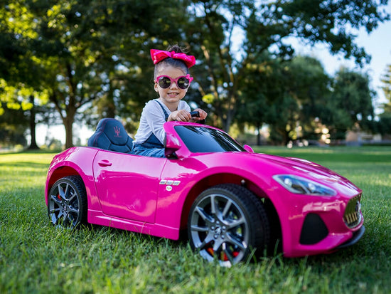 Big Toys Direct 12V Maserati GranCabrio Painted Pink