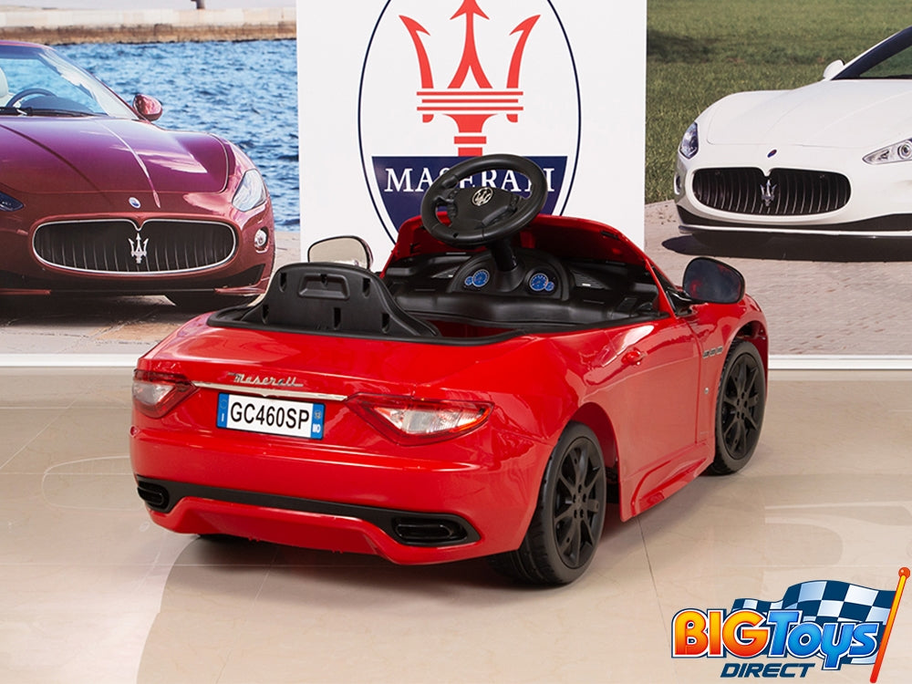 Big Toys Direct 12V Maserati GranCabrio Painted Red