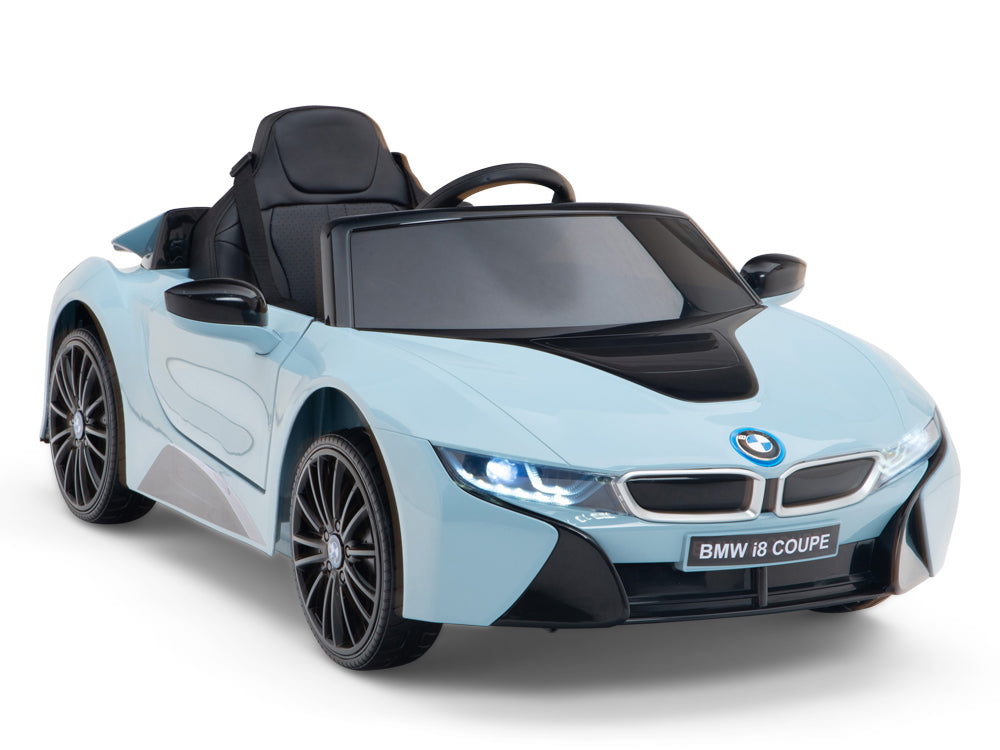 12V BMW i8 Kids Battery Powered Ride On Car with Remote - Blue