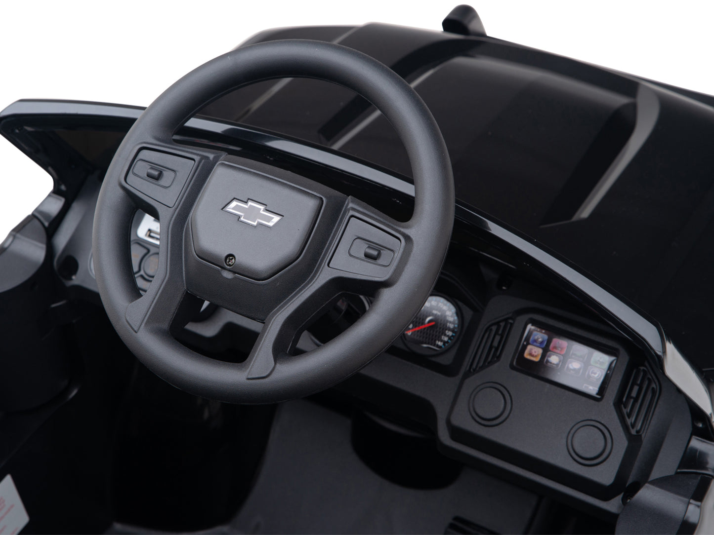 24V Chevrolet Silverado Lifted Ride On Truck with Remote Control – Black
