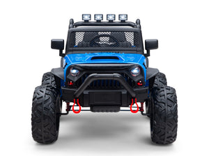 Nighthawk Kids 24V Battery Operated Ride On Truck With Remote - Blue