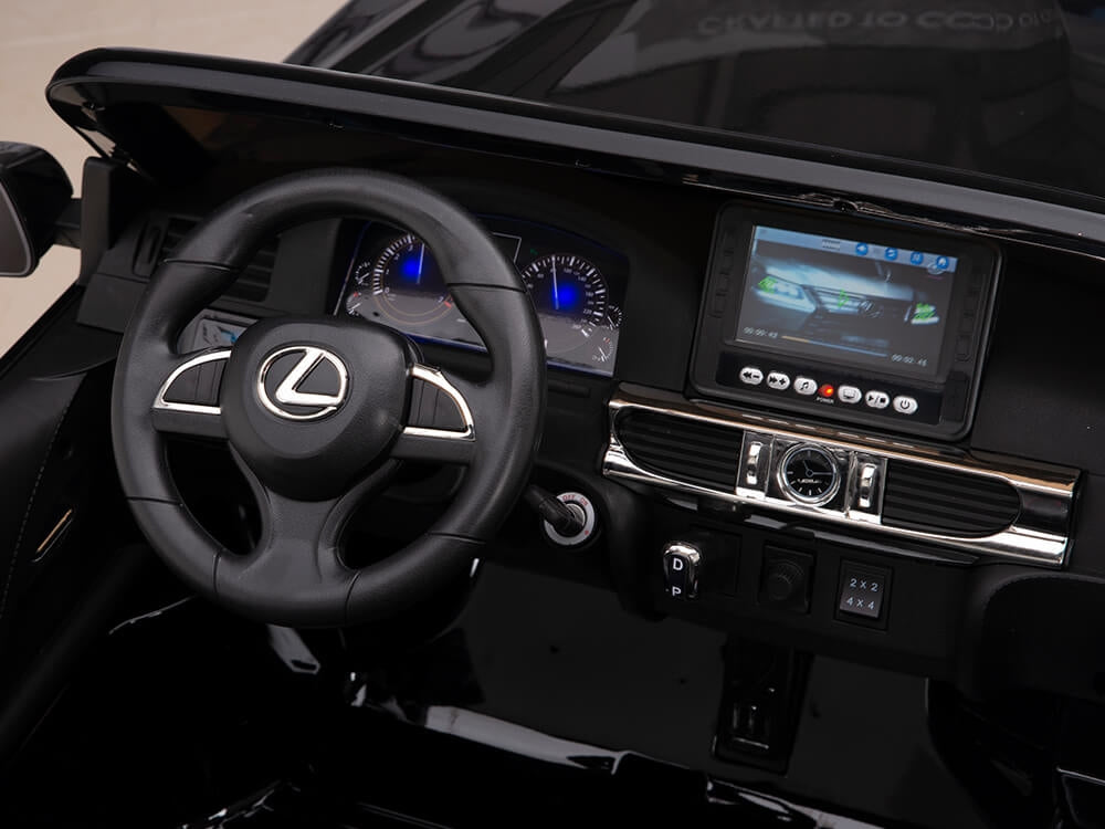 12V Lexus LX 570 Kids Ride On SUV with Remote Control - Black