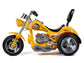 Kids 12V Red Hawk Motorcycle in Red