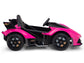 Lamborghini V12 Vision GT Kids Ride On Car with Remote Control - Pink