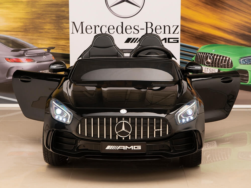 12V Mercedes-Benz AMG GTR Kids Ride On Car with Remote Control - Black