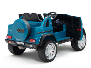 12V Mercedes-Maybach G650 Landaulet Kids Ride On Car/SUV with Remote - Blue