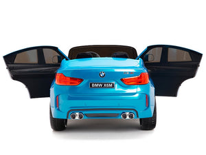 Two Seat BMW X6M Kids 12V Car - Blue
