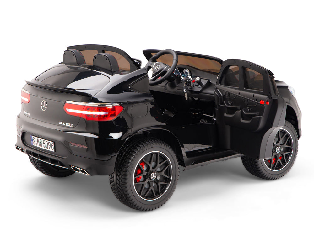 12V Mercedes-Benz AMG GLC63S Kids Two Seat Ride On Car with Remote Control - Black