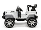 12V Jeep Rubber Wheels White