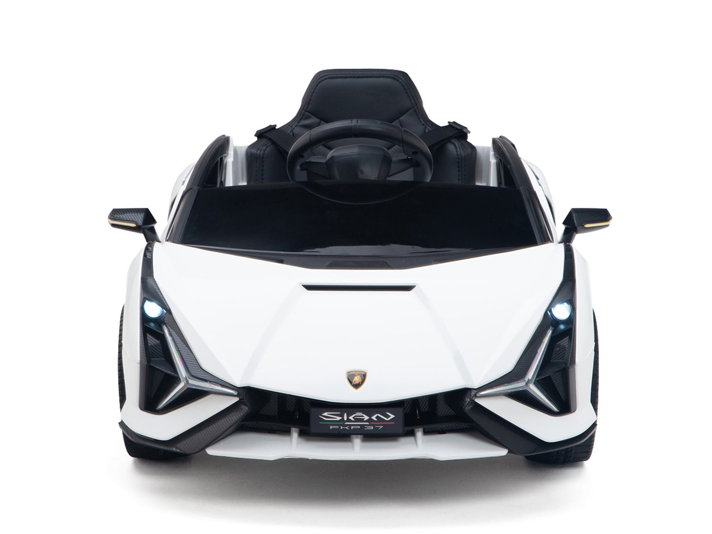 Lamborghini Sian 12V Kids Ride On Car with Remote Control - White